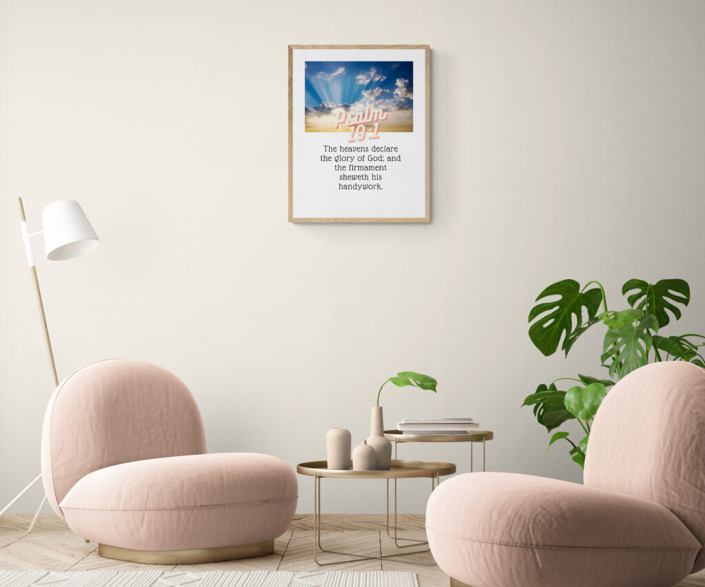 Psalm 191 // The heavens declare the glory of God Bible Verses